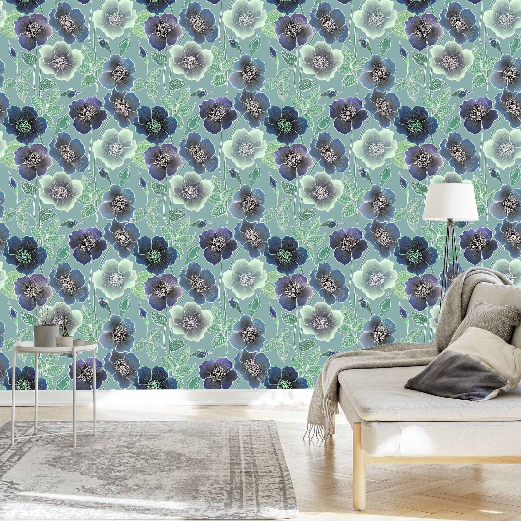 Tapeta Piękne Kwiaty W Stylu Vintage