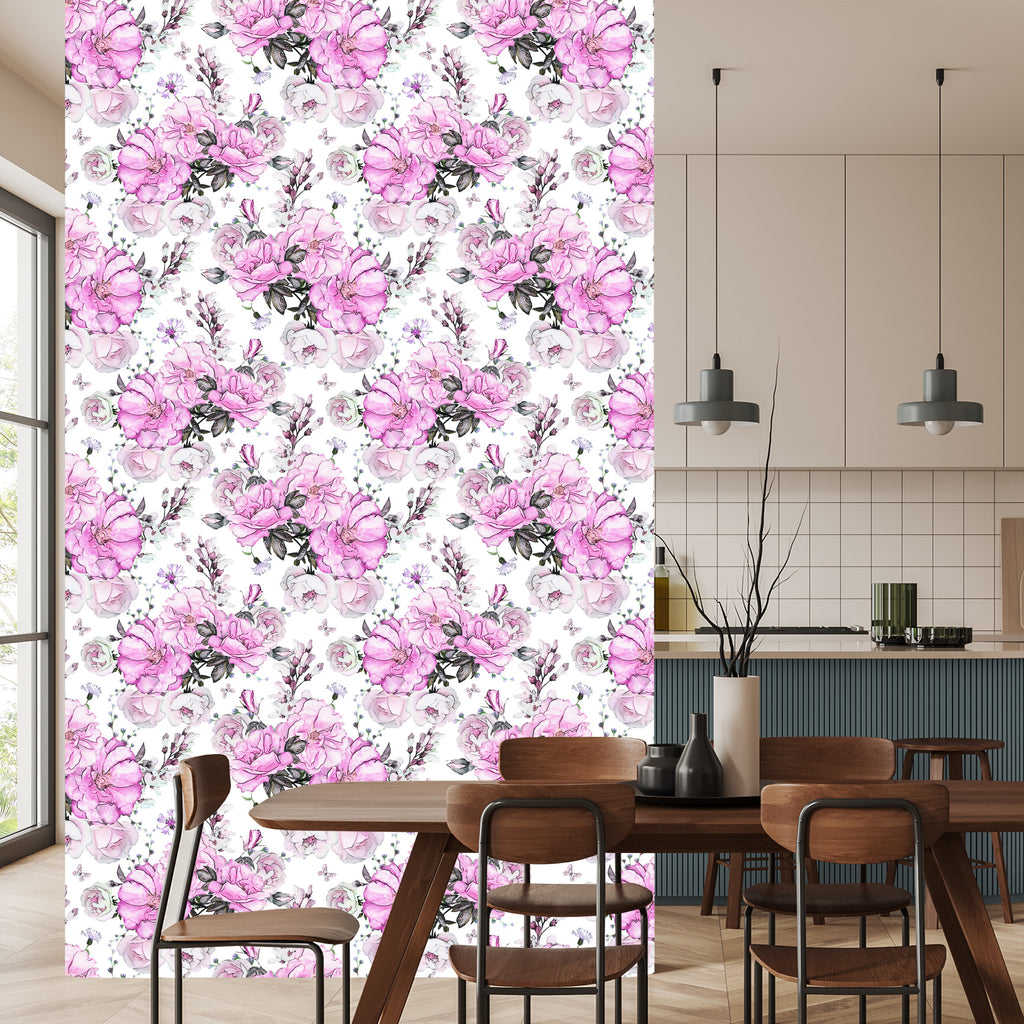 Tapeta Modne Róże W Pastelowych Kolorach