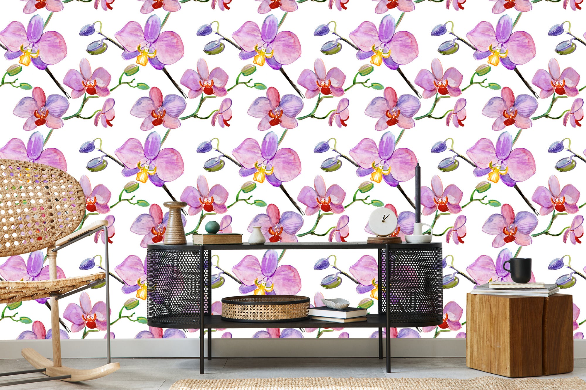 Tapeta Do Salonu Orchidee Storczyki Kwiaty Rośliny