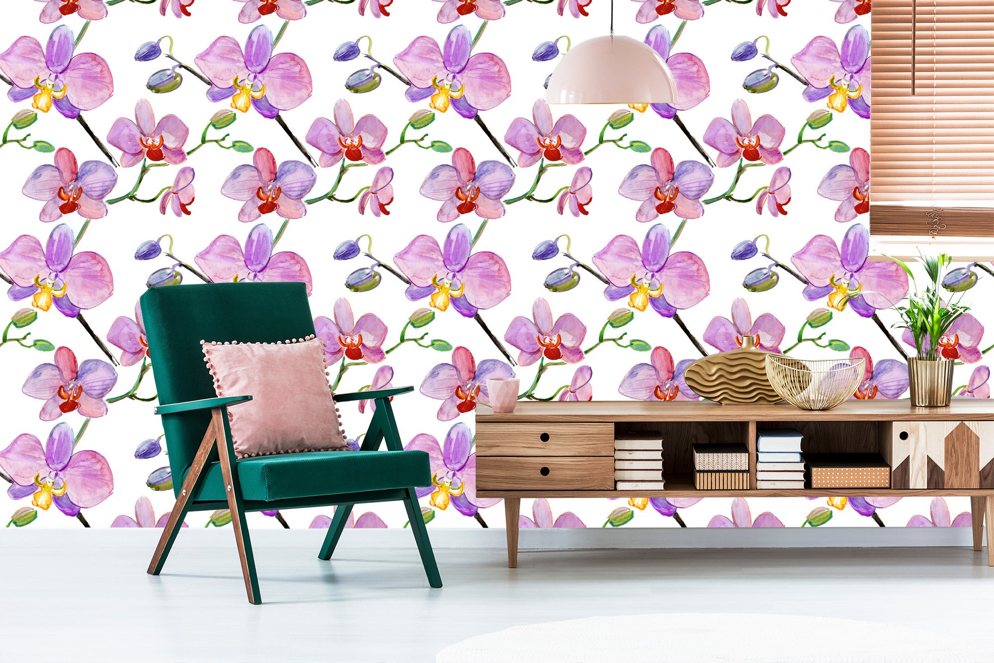 Tapeta Do Salonu Orchidee Storczyki Kwiaty Rośliny