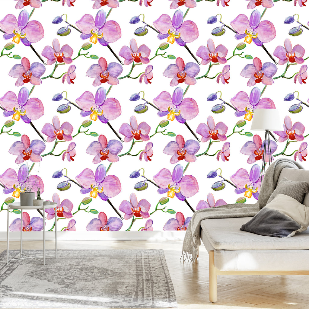 Tapeta Do Salonu Orchidee Storczyki Kwiaty Rośliny
