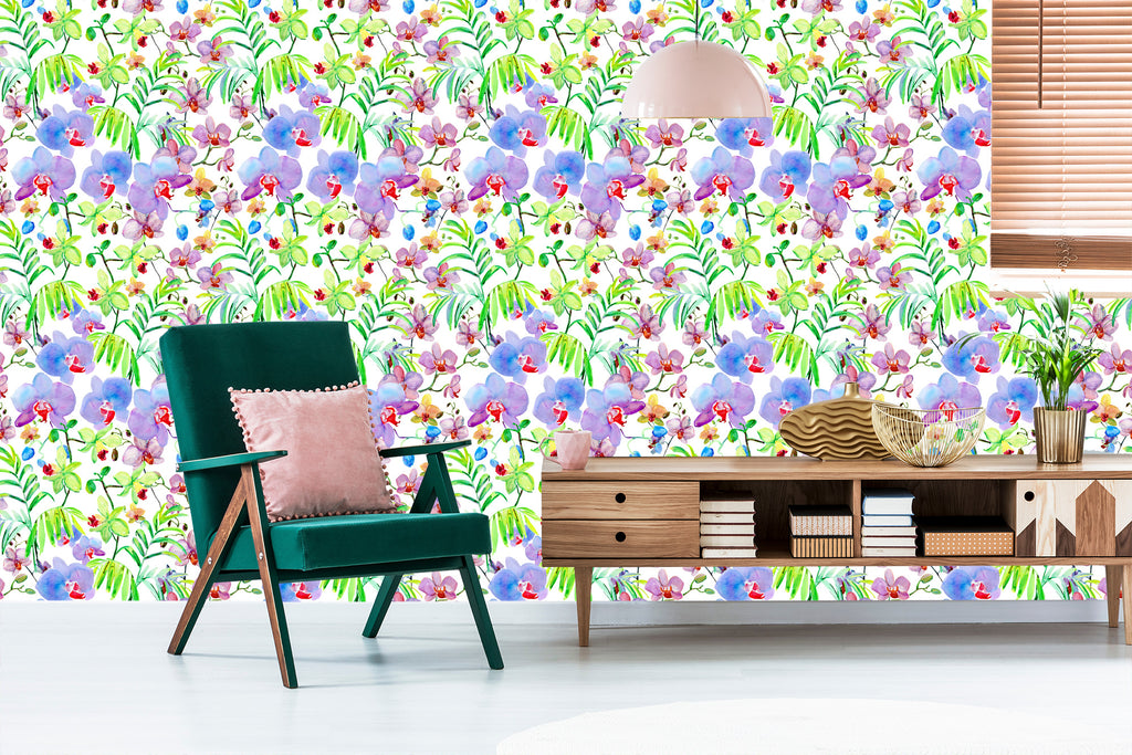 Tapeta Orchidea Storczyki Rośliny Kwiaty Do Salonu