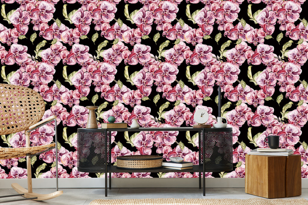 Tapeta Do Sypialni Orchidea Storczyk Natura Kwiaty