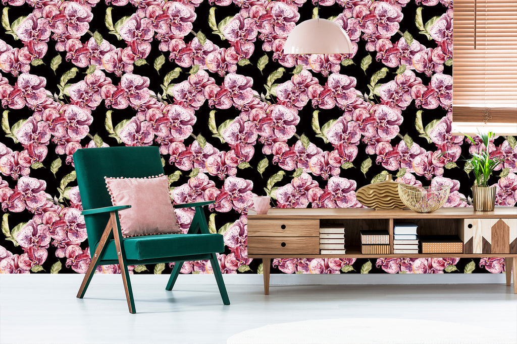 Tapeta Do Sypialni Orchidea Storczyk Natura Kwiaty