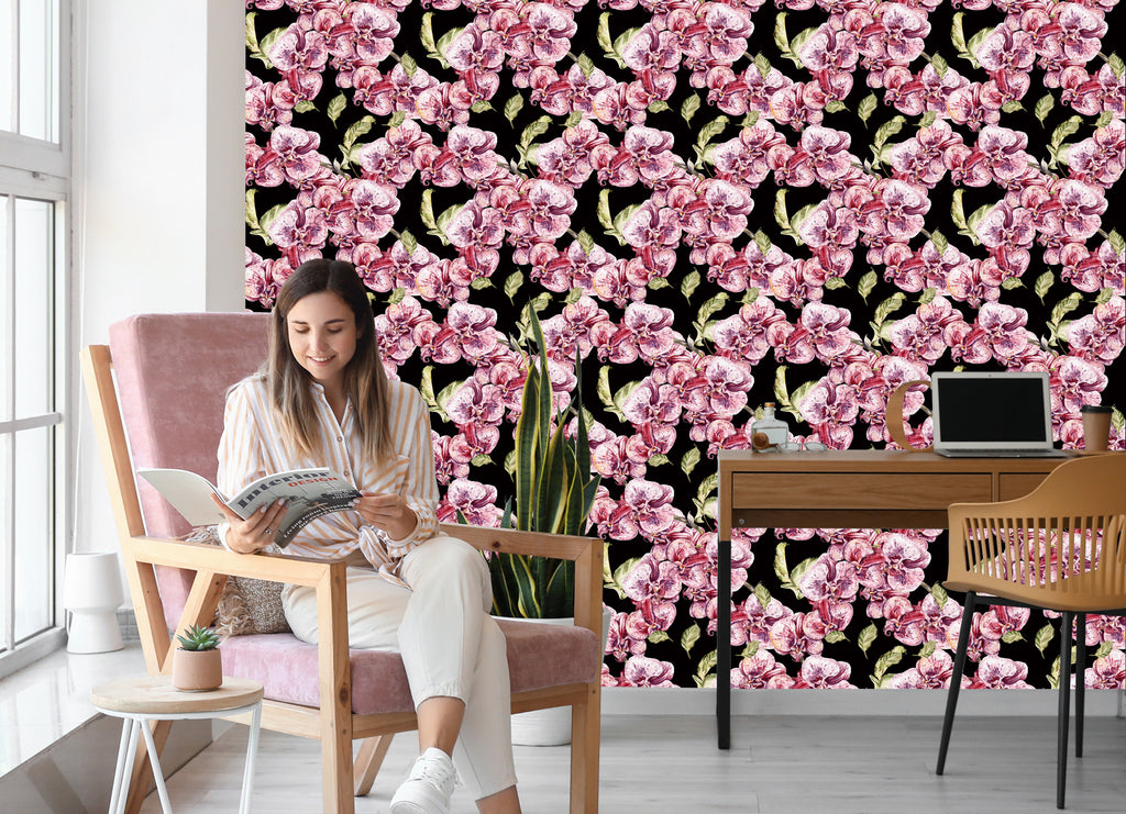 Tapeta Do Sypialni Orchidea Storczyk Natura Kwiaty