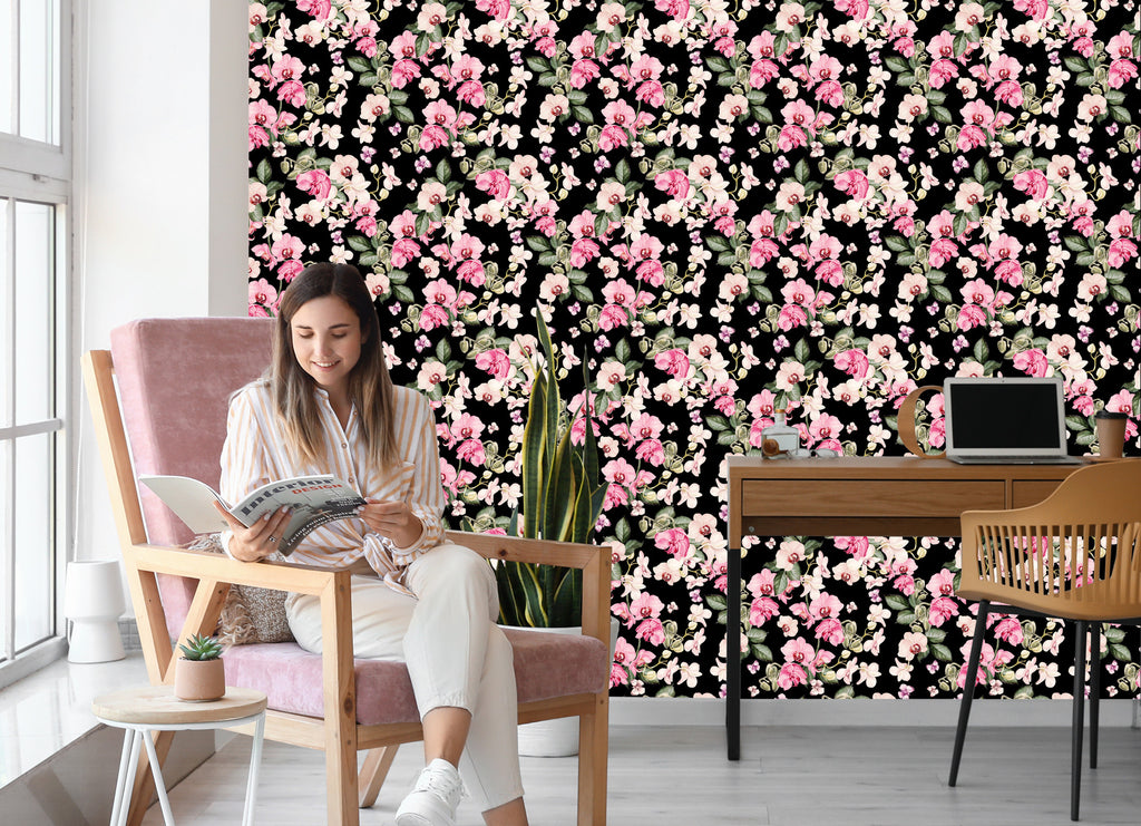 Tapeta Do Sypialni Natura Kwiaty Orchidea Storczyk