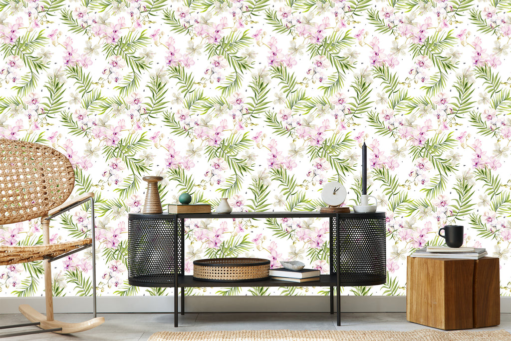 Tapeta Do Salonu Storczyki Orchidea Kwiaty Natura