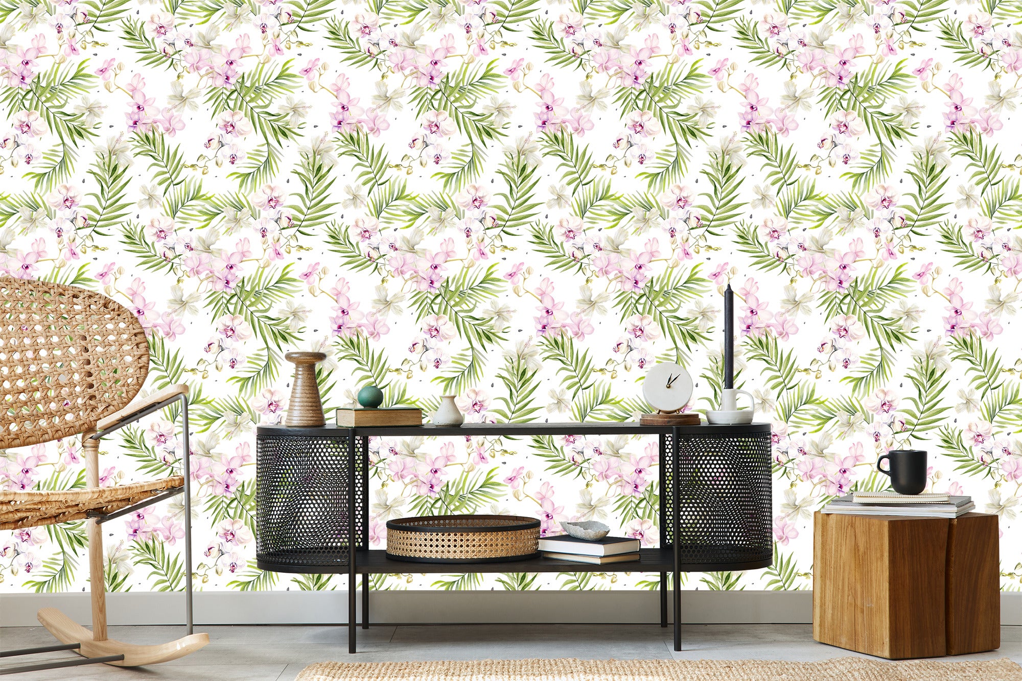 Tapeta Do Salonu Storczyki Orchidea Kwiaty Natura