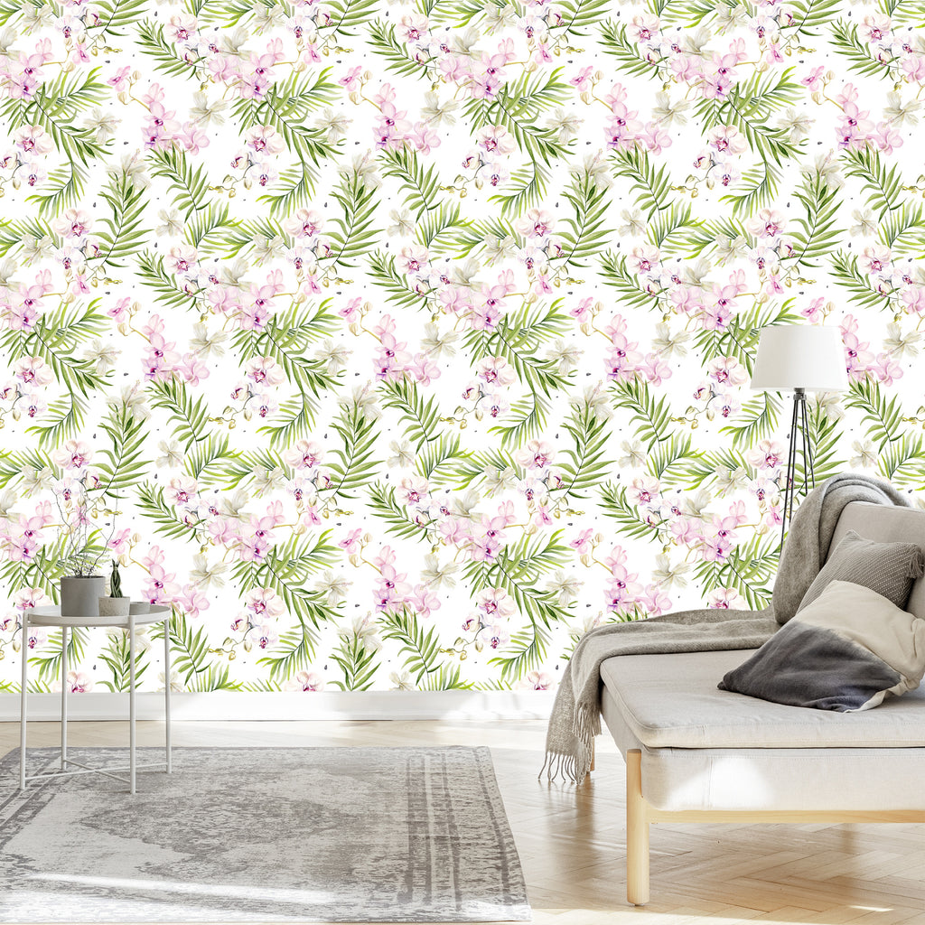 Tapeta Do Salonu Storczyki Orchidea Kwiaty Natura