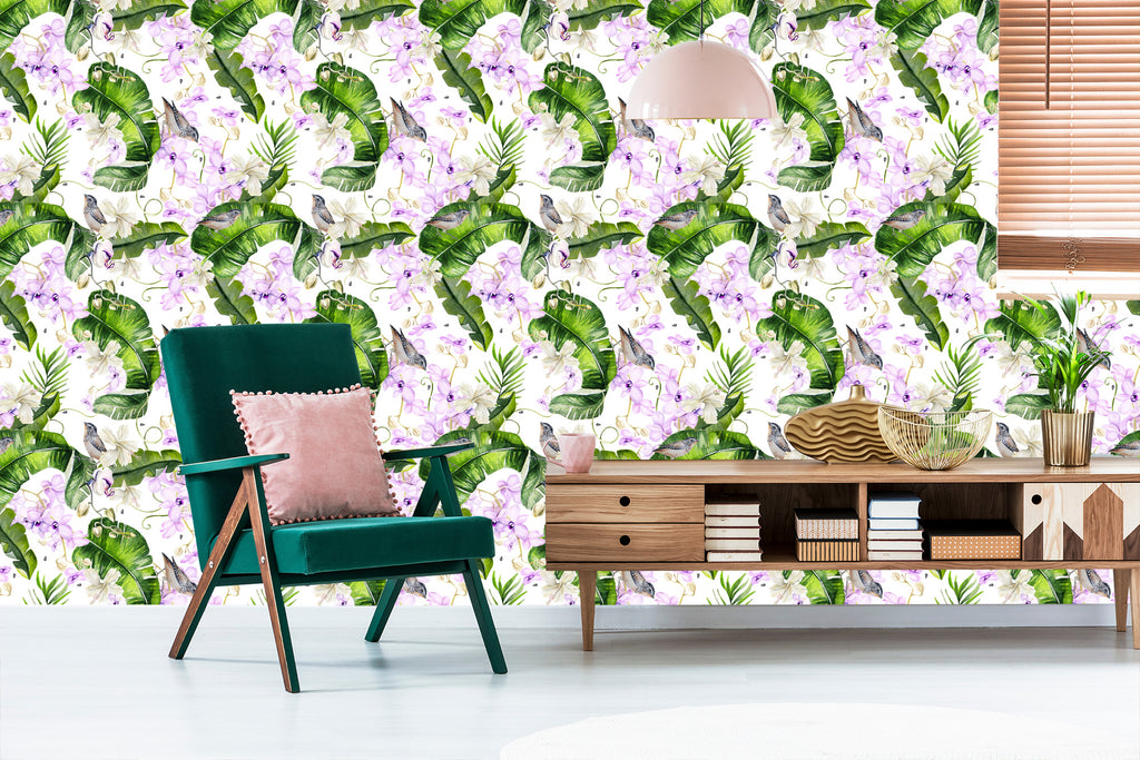 Tapeta Do Salonu Rośliny Natura Storczyki Kwiaty