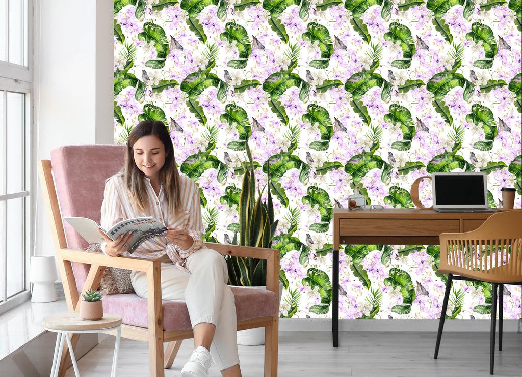 Tapeta Do Salonu Rośliny Natura Storczyki Kwiaty