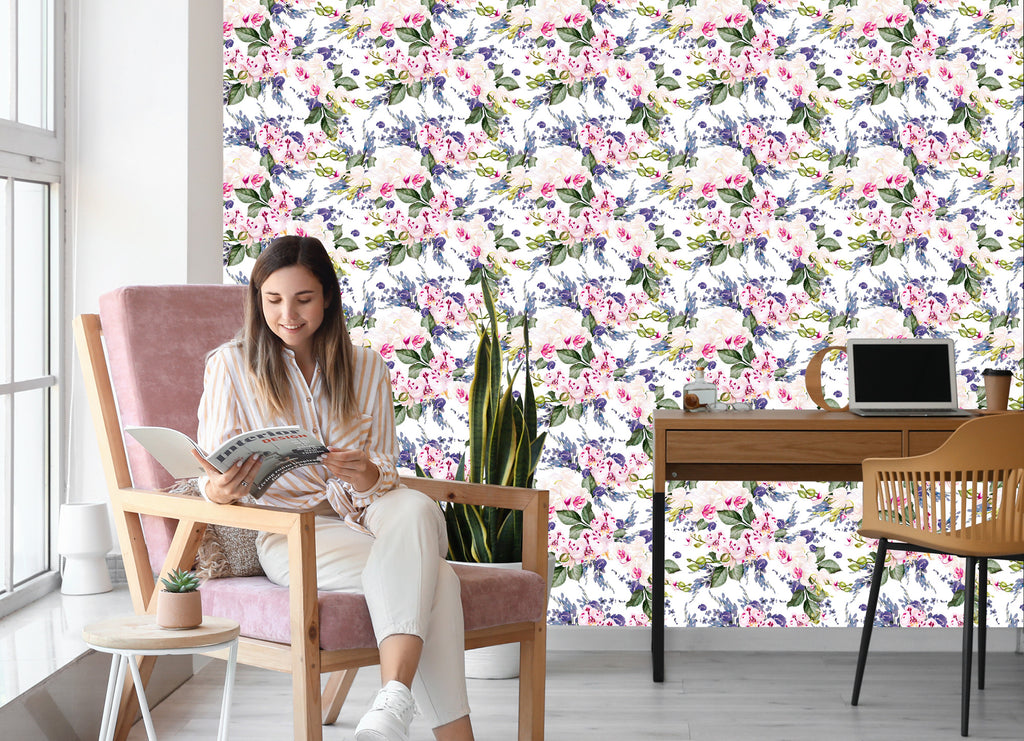 Tapeta Do Salonu Zieleń Kwiaty Storczyki Orchidea