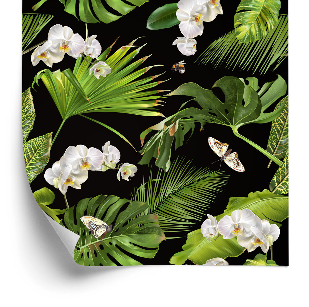 Tapeta Kwiaty Storczyki Natura Do Sypialni