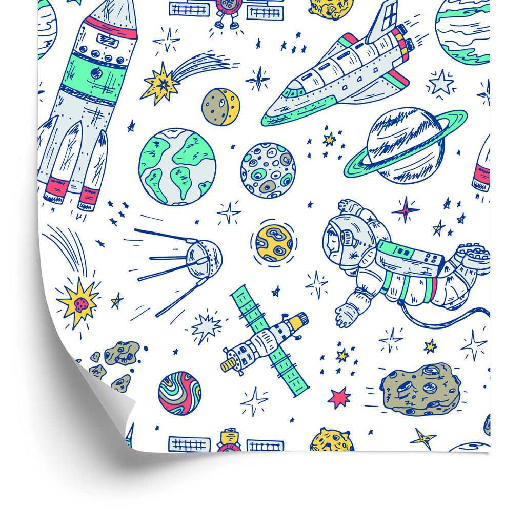 Tapeta Kosmos W Stylu Skandynawskim