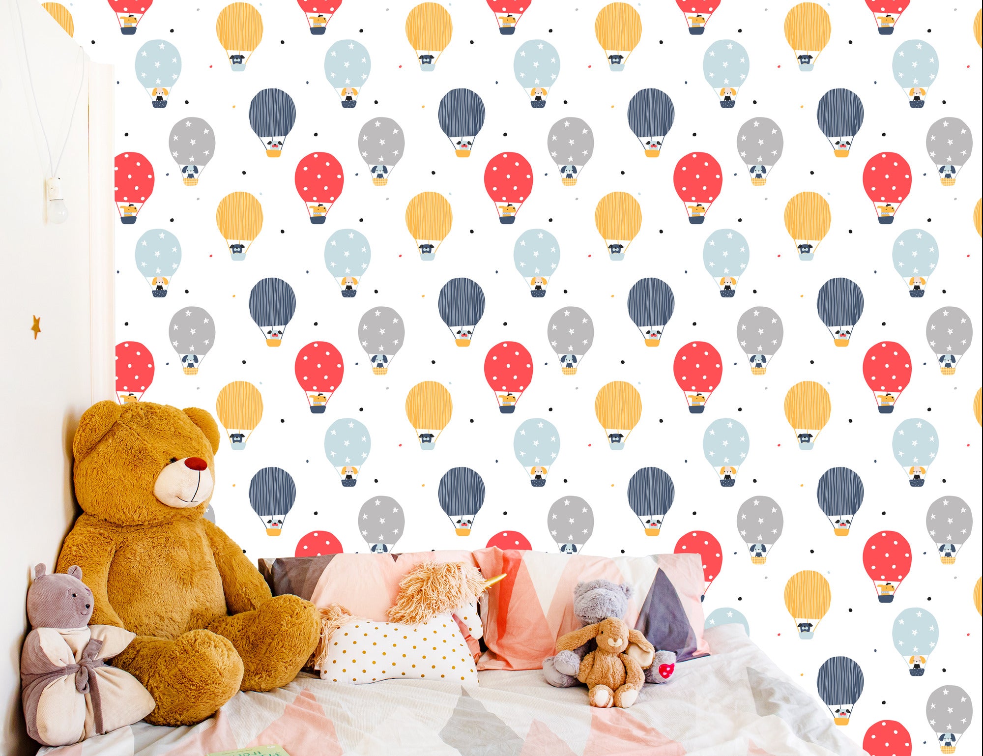 Tapeta Psy W Balonach