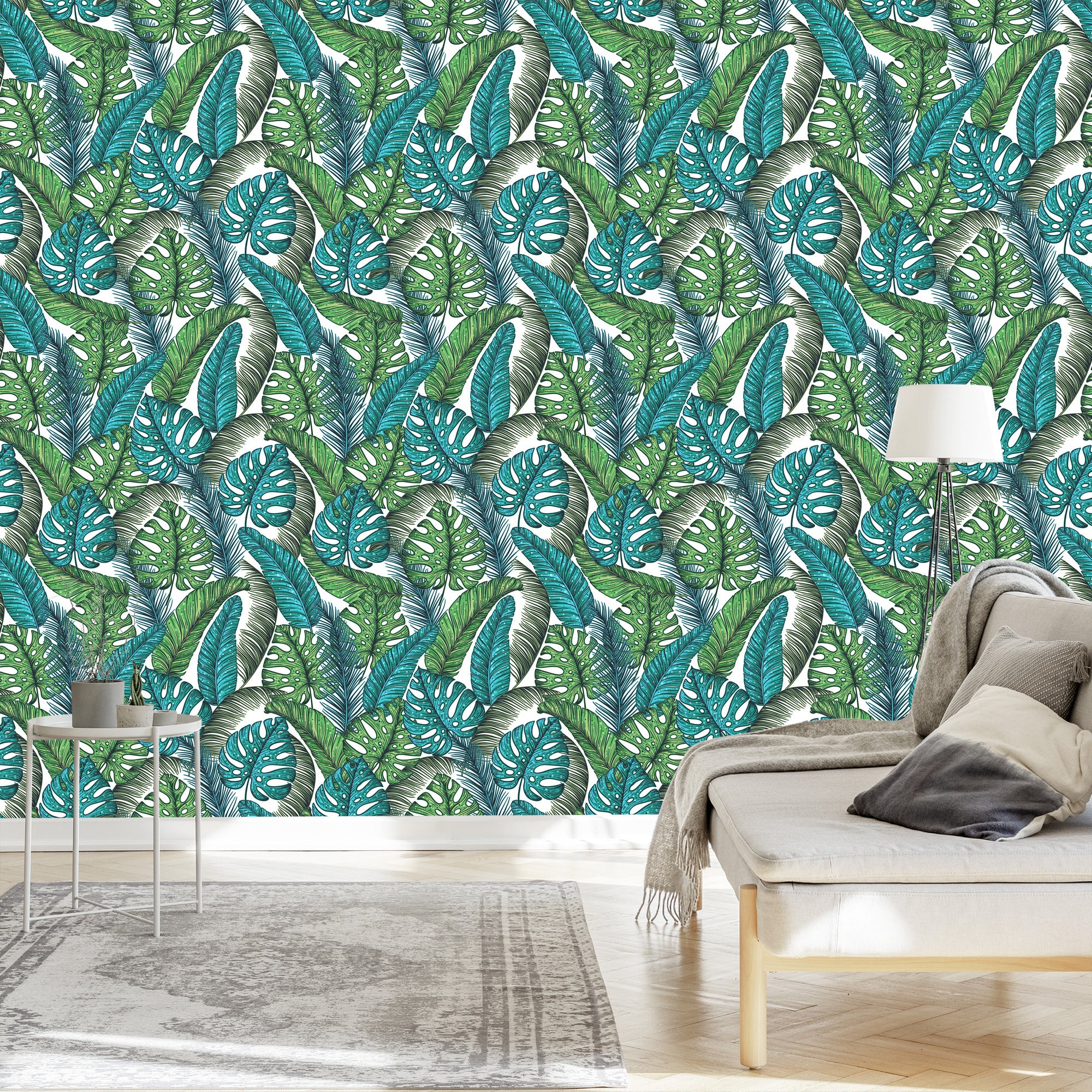 Tapeta Liście Monstera Dżungla