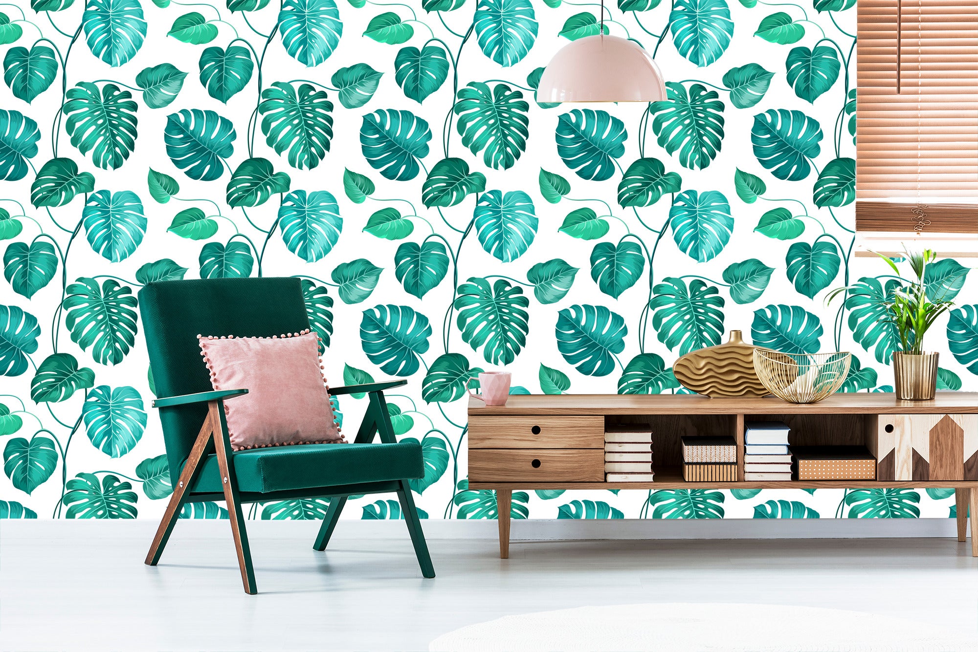 Tapeta Liście Monstera Natura