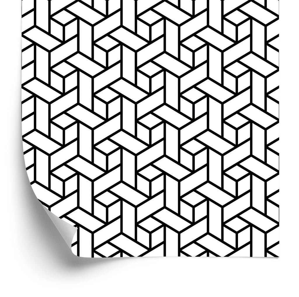 Tapeta Wzór Geometryczny - Optyczna