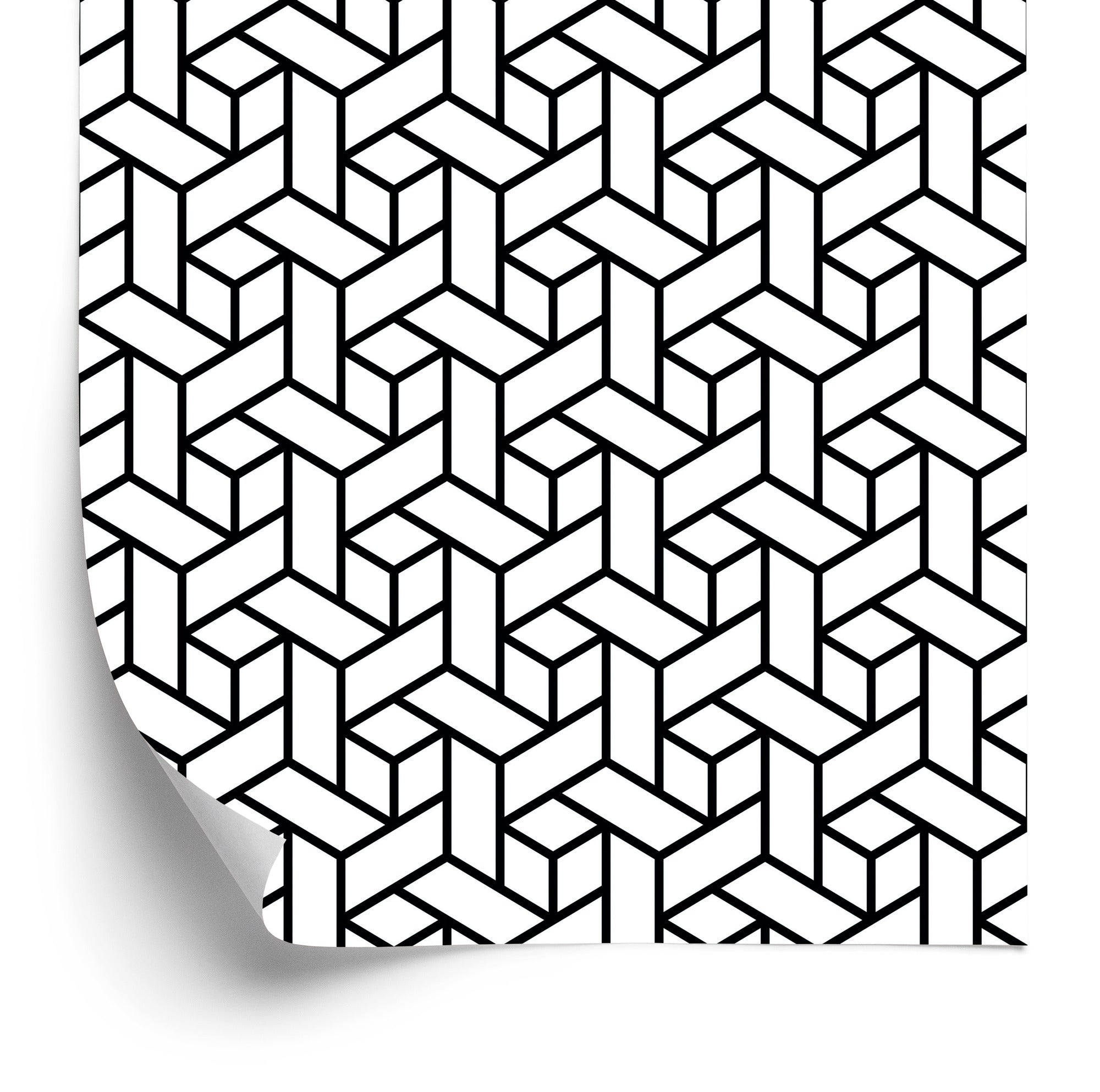 Tapeta Wzór Geometryczny - Optyczna