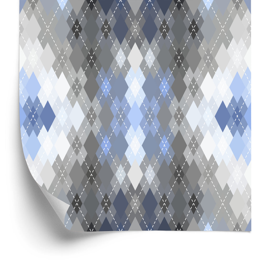 Tapeta Geometryczna - Wzór Argyle