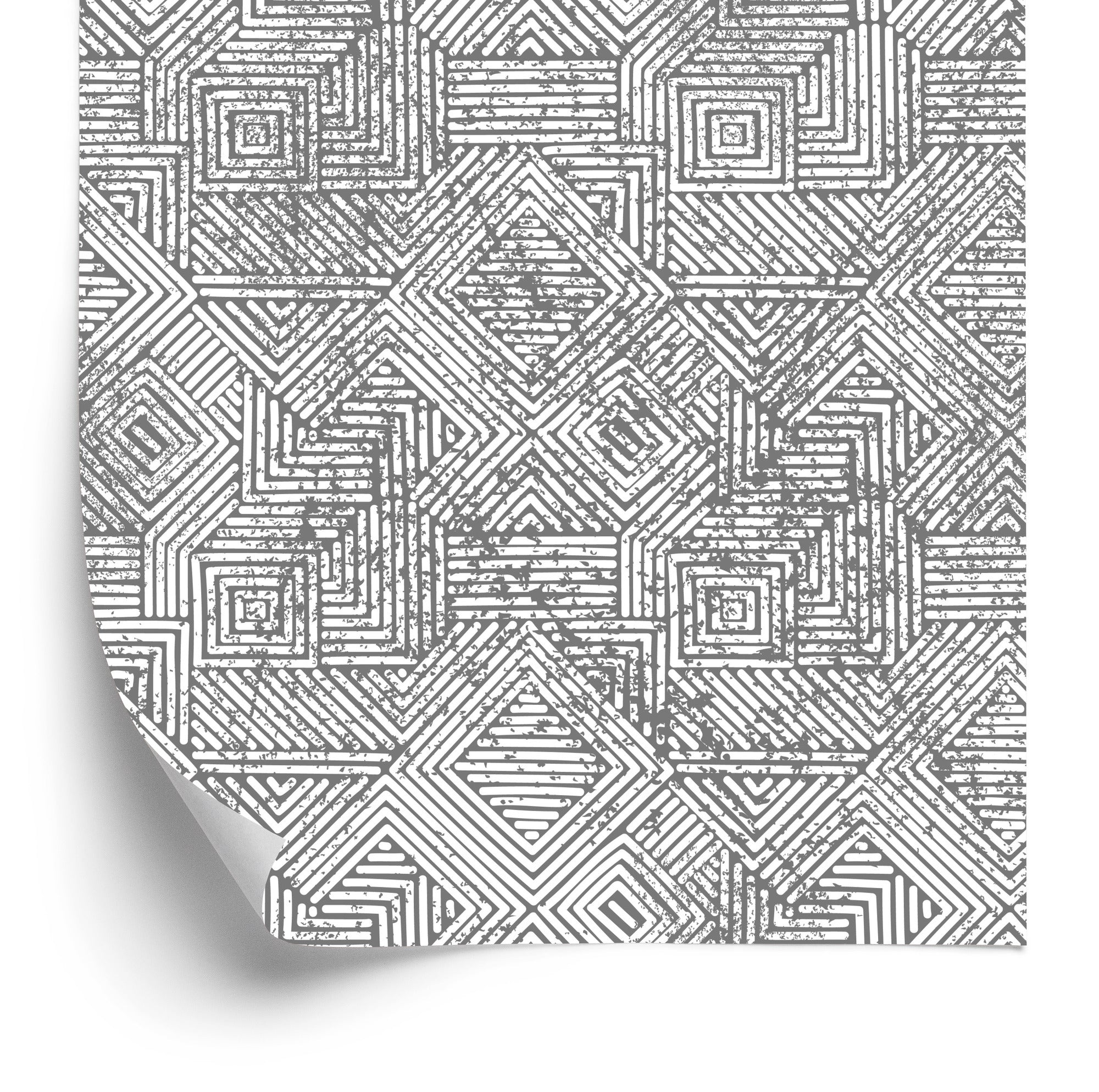 Tapeta Geometryczna W Stylu Vintage
