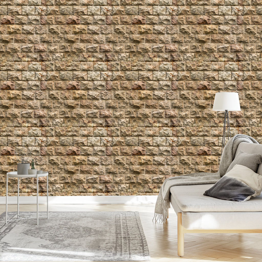 Tapeta Kamienny Mur - Efekt 3D