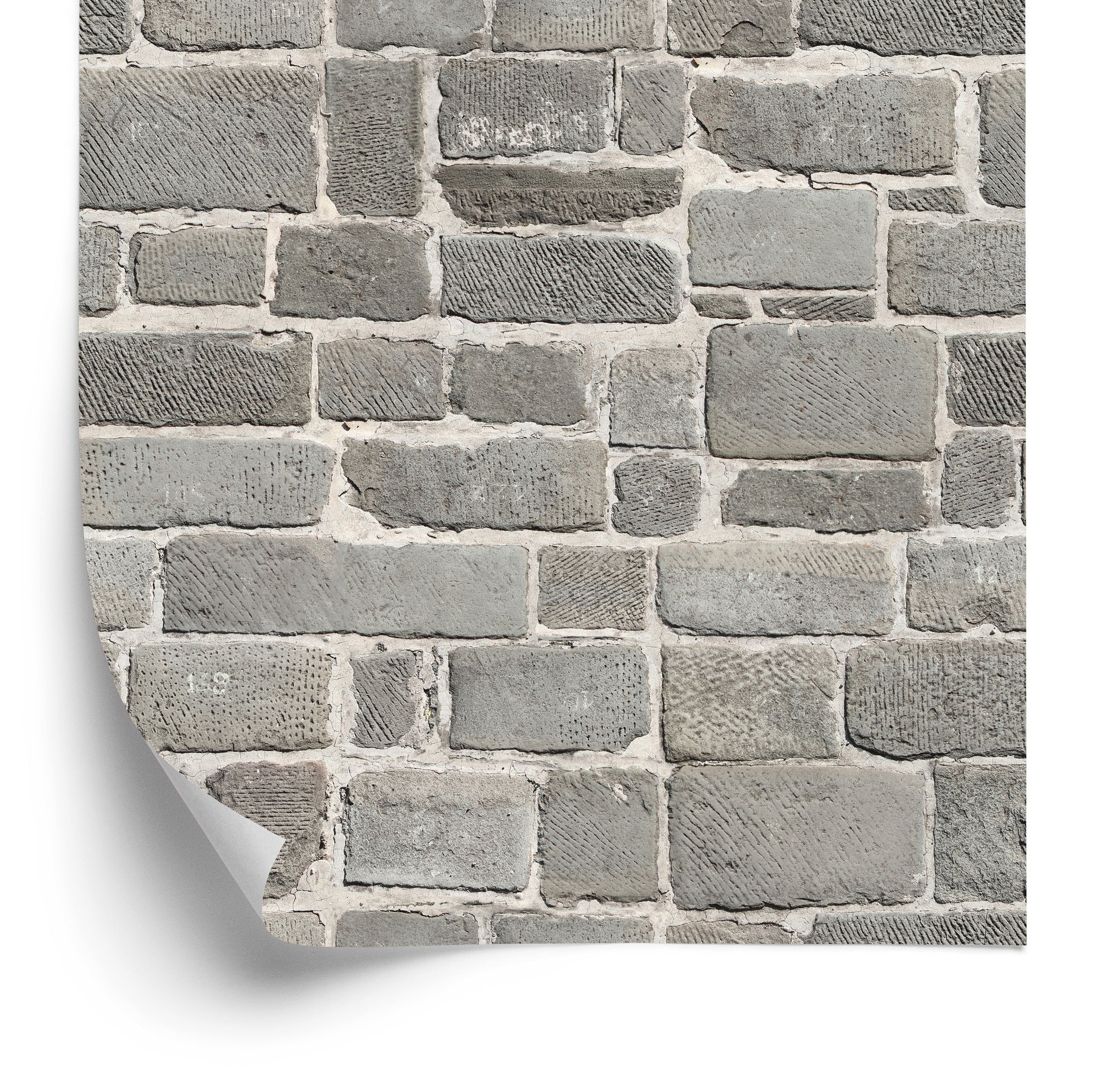 Tapeta Szary Ceglany Mur