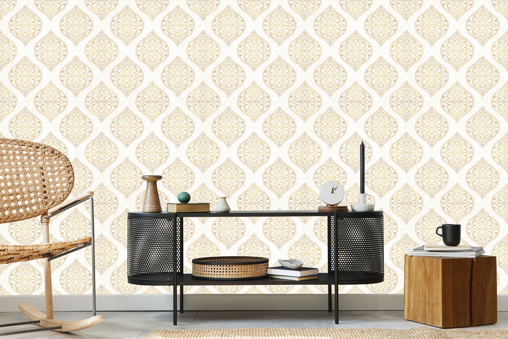Tapeta Retro - Ornamenty W Stylu Wschodnim