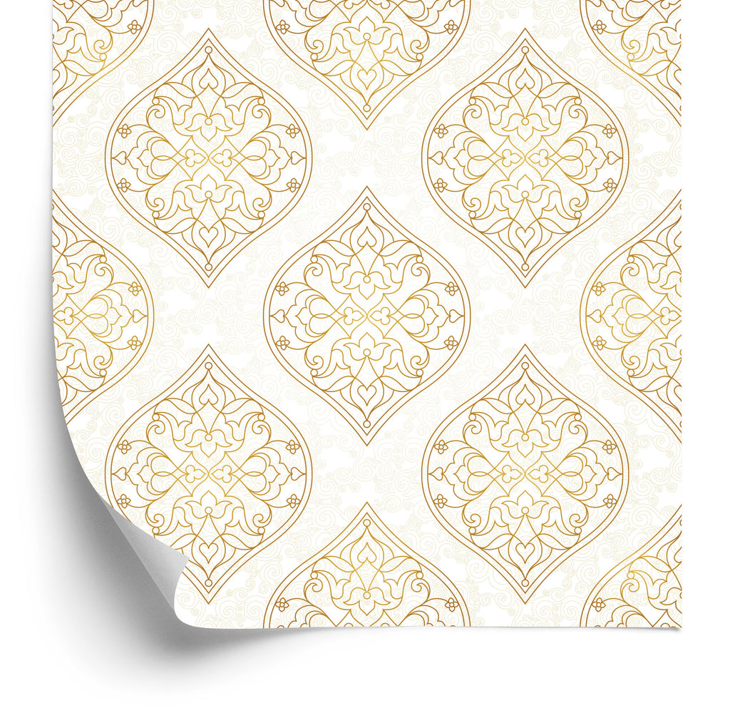 Tapeta Retro - Ornamenty W Stylu Wschodnim