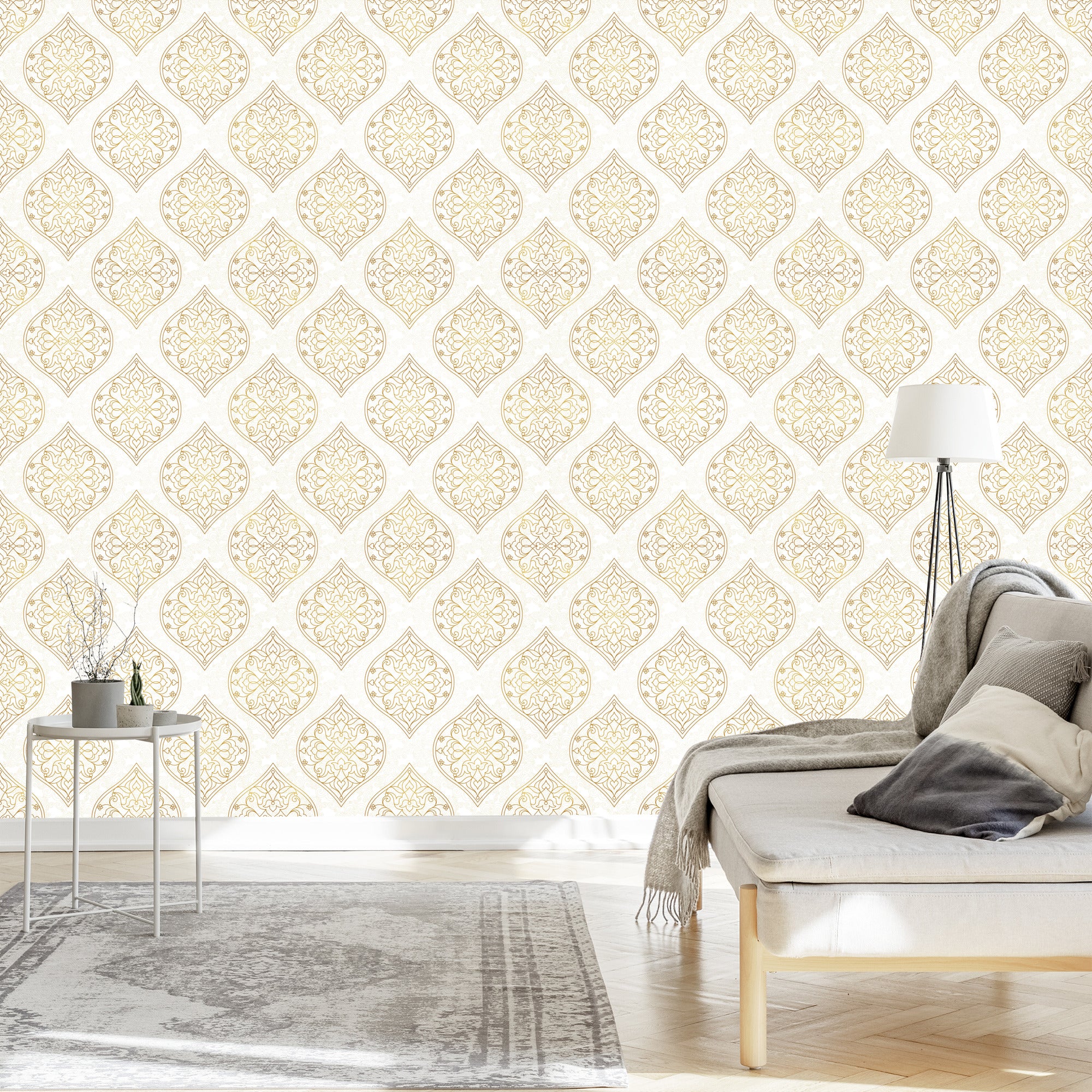 Tapeta Retro - Ornamenty W Stylu Wschodnim