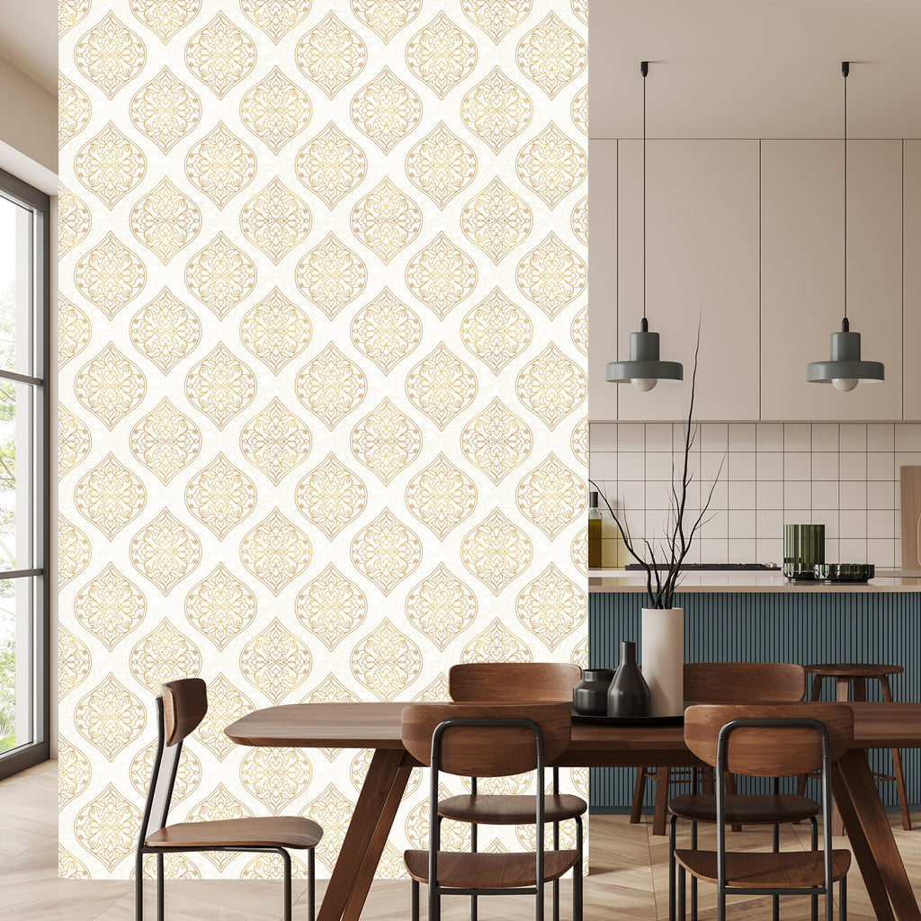 Tapeta Retro - Ornamenty W Stylu Wschodnim