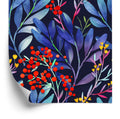 Tapeta Roślinne Wzory W Stylu Retro
