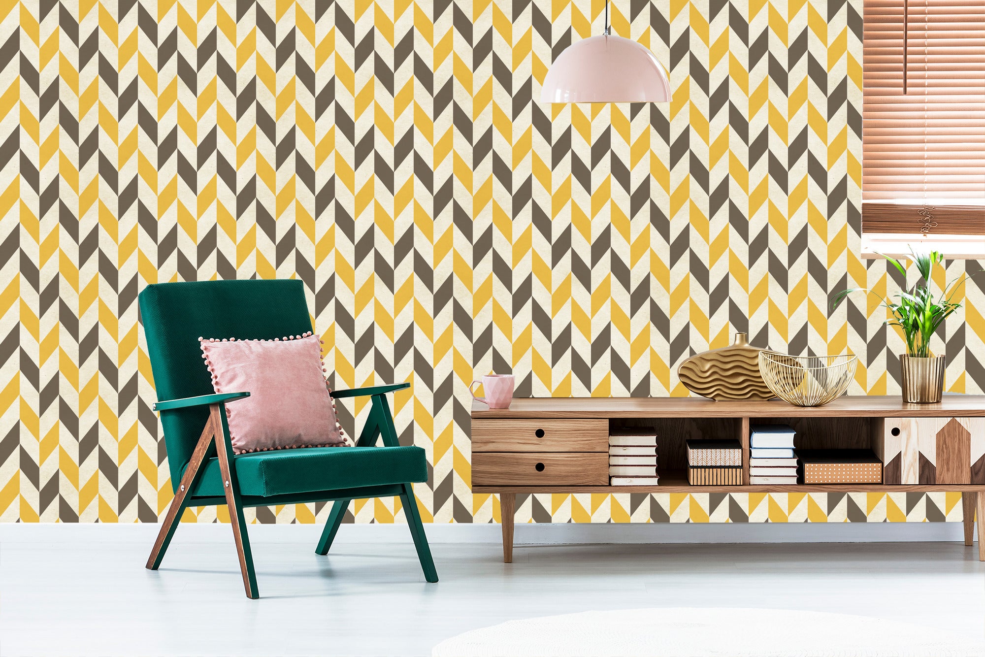 Tapeta Stylowy Wzór Retro