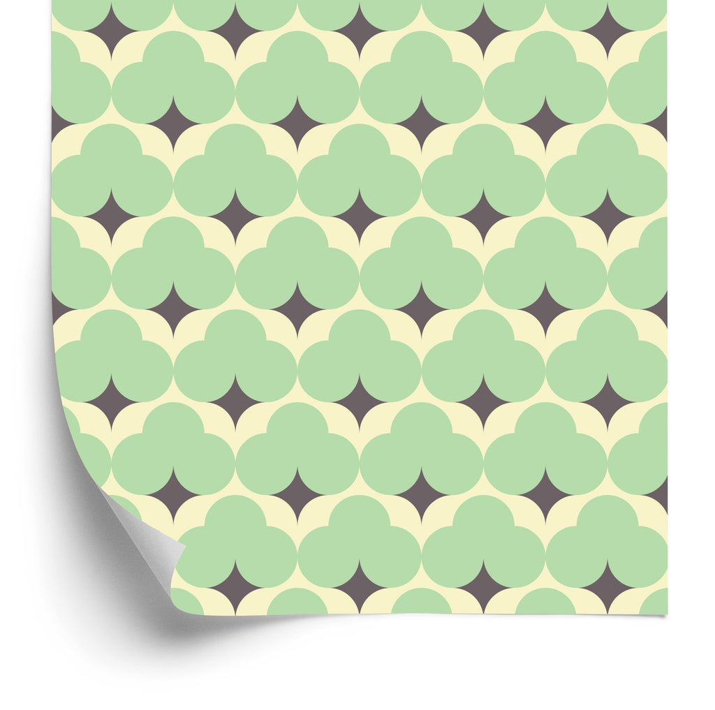 Tapeta Pastelowe Wzory Retro