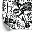 Tapeta Graffiti Z Gitarami