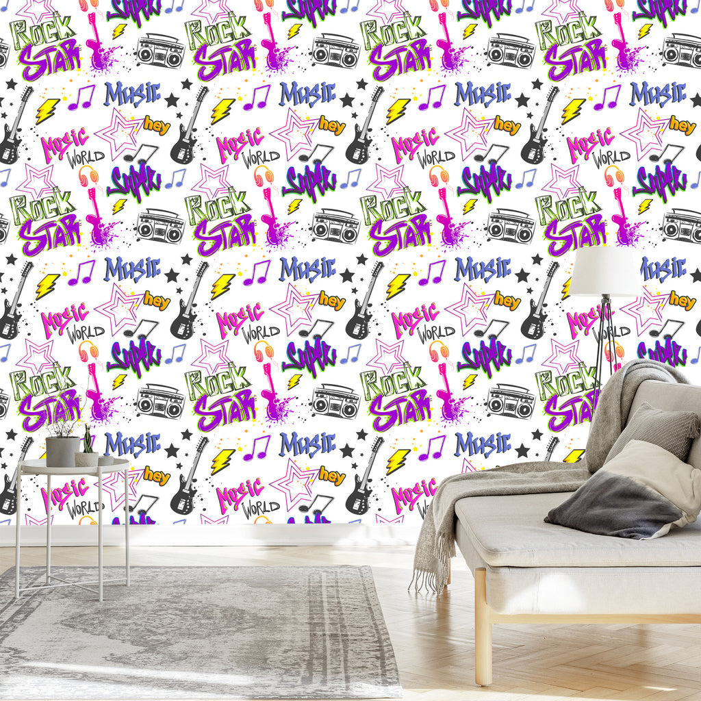Tapeta Muzyczne Graffiti