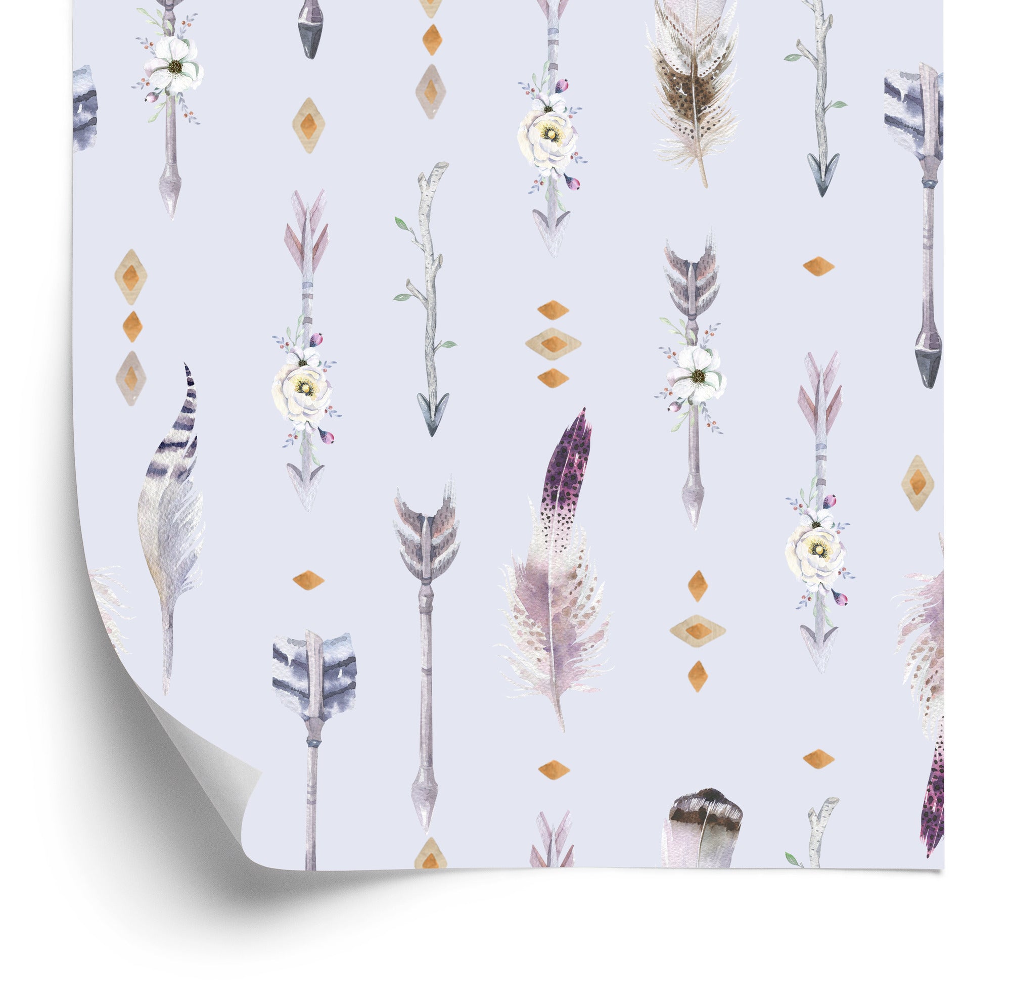 Tapeta Pióra W Stylu Boho