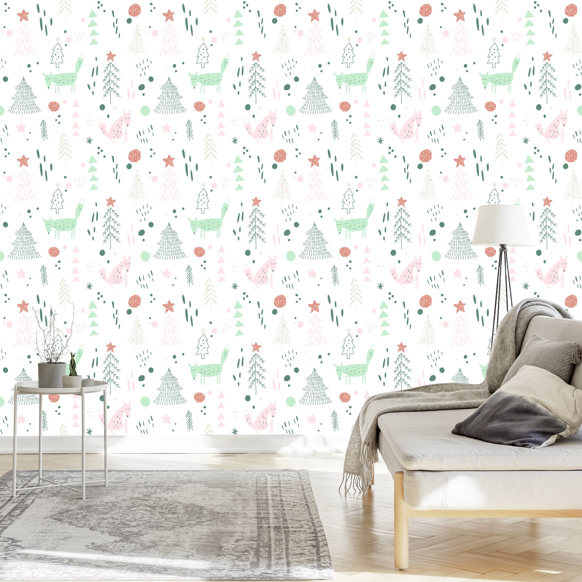 Tapeta Dla Dzieci – Lisy W Lesie