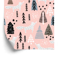 Tapeta Minimalistyczne Lisy W Lesie