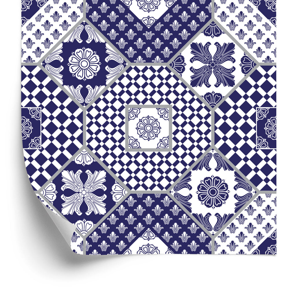 Tapeta Ornamenty - Patchwork
