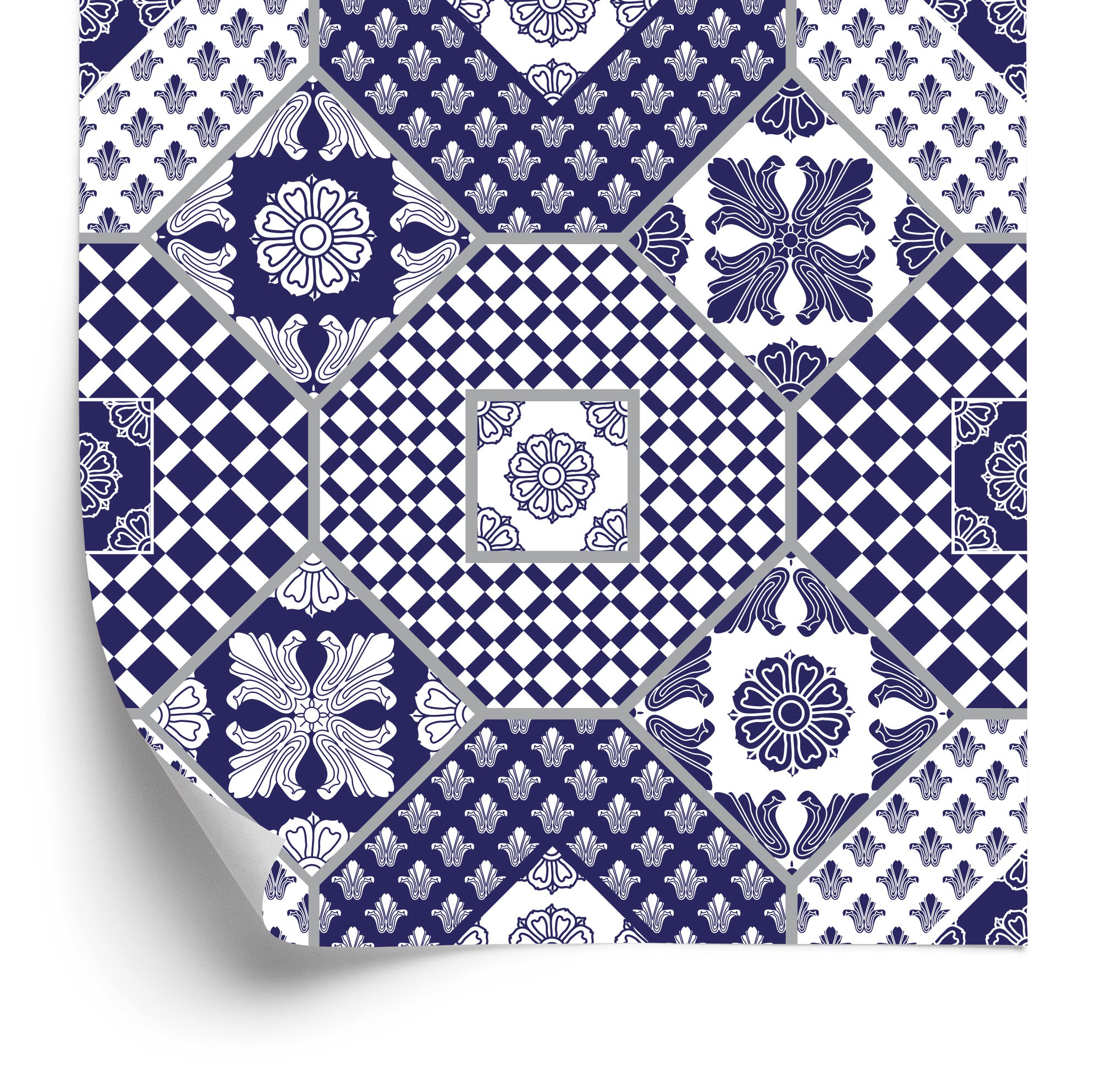 Tapeta Ornamenty - Patchwork
