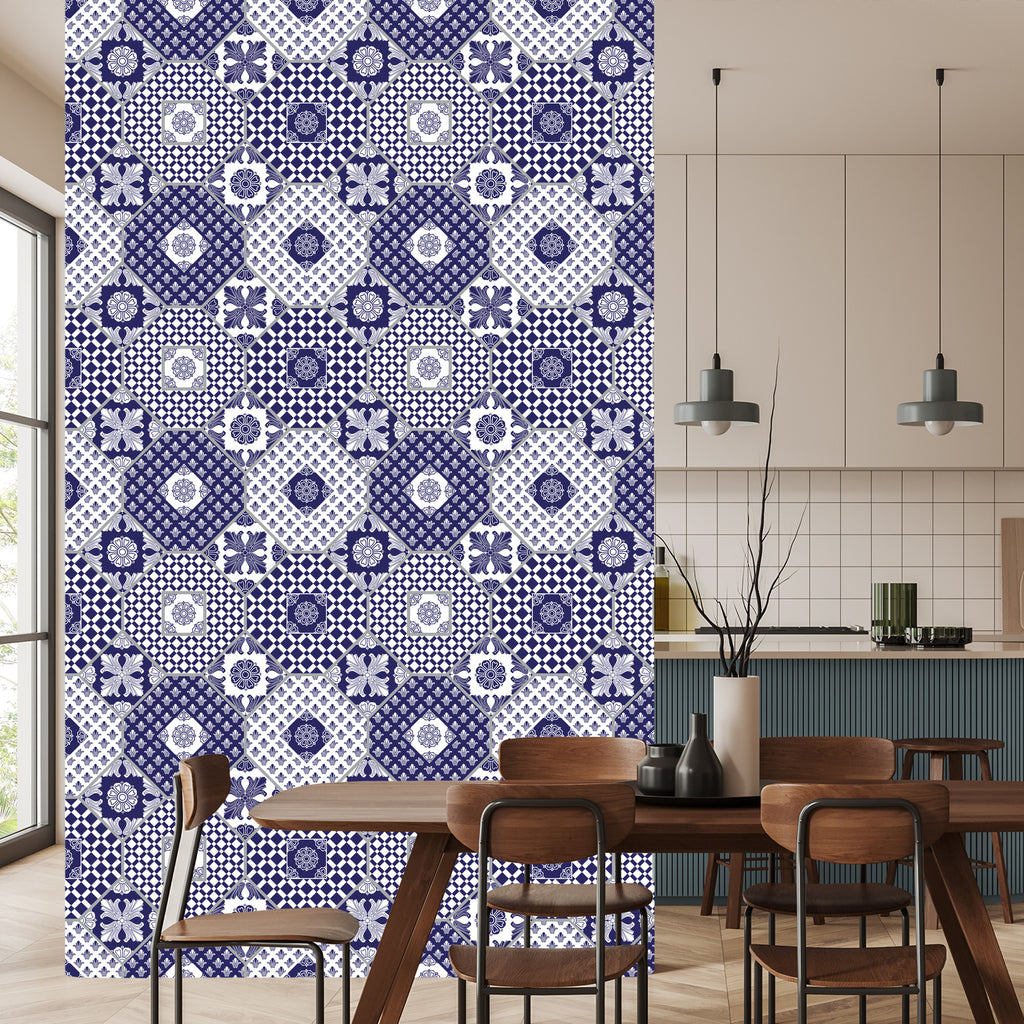 Tapeta Ornamenty - Patchwork
