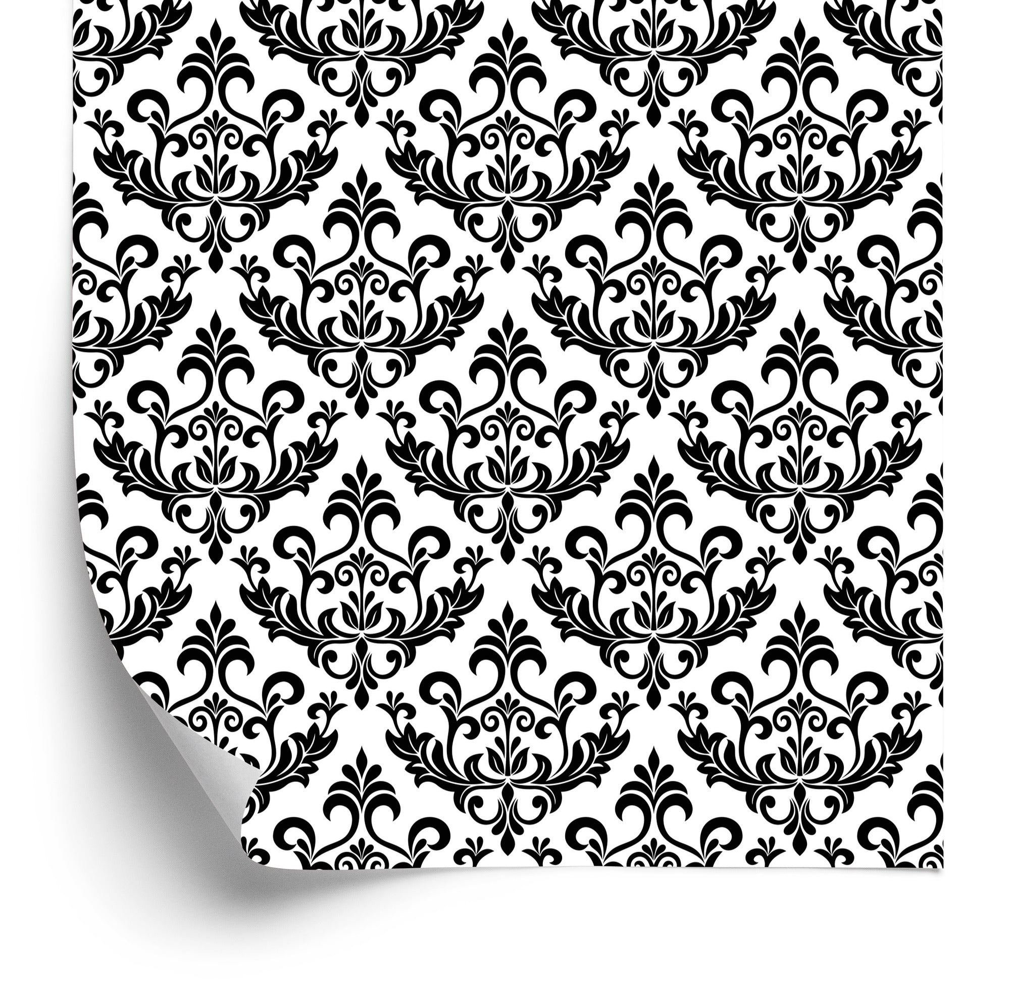 Tapeta Czarno – Białe Ornamenty