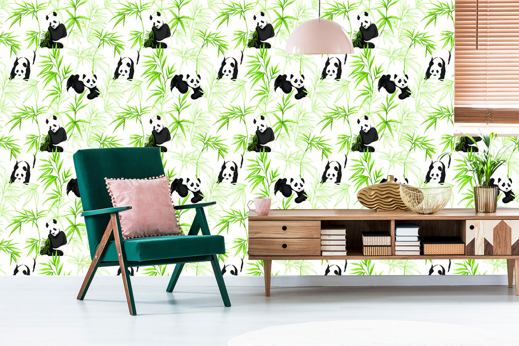 Tapeta – Pandy I Rośliny