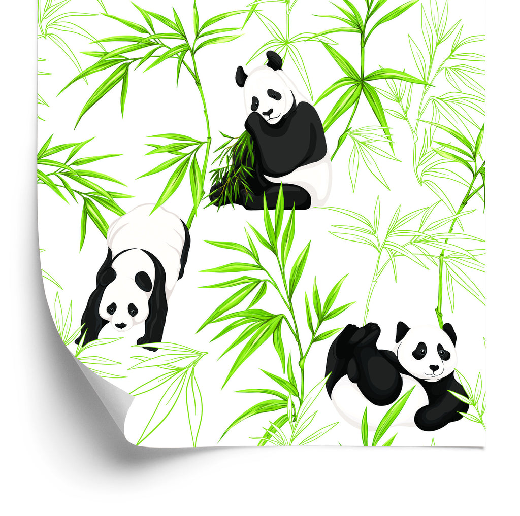 Tapeta – Pandy I Rośliny