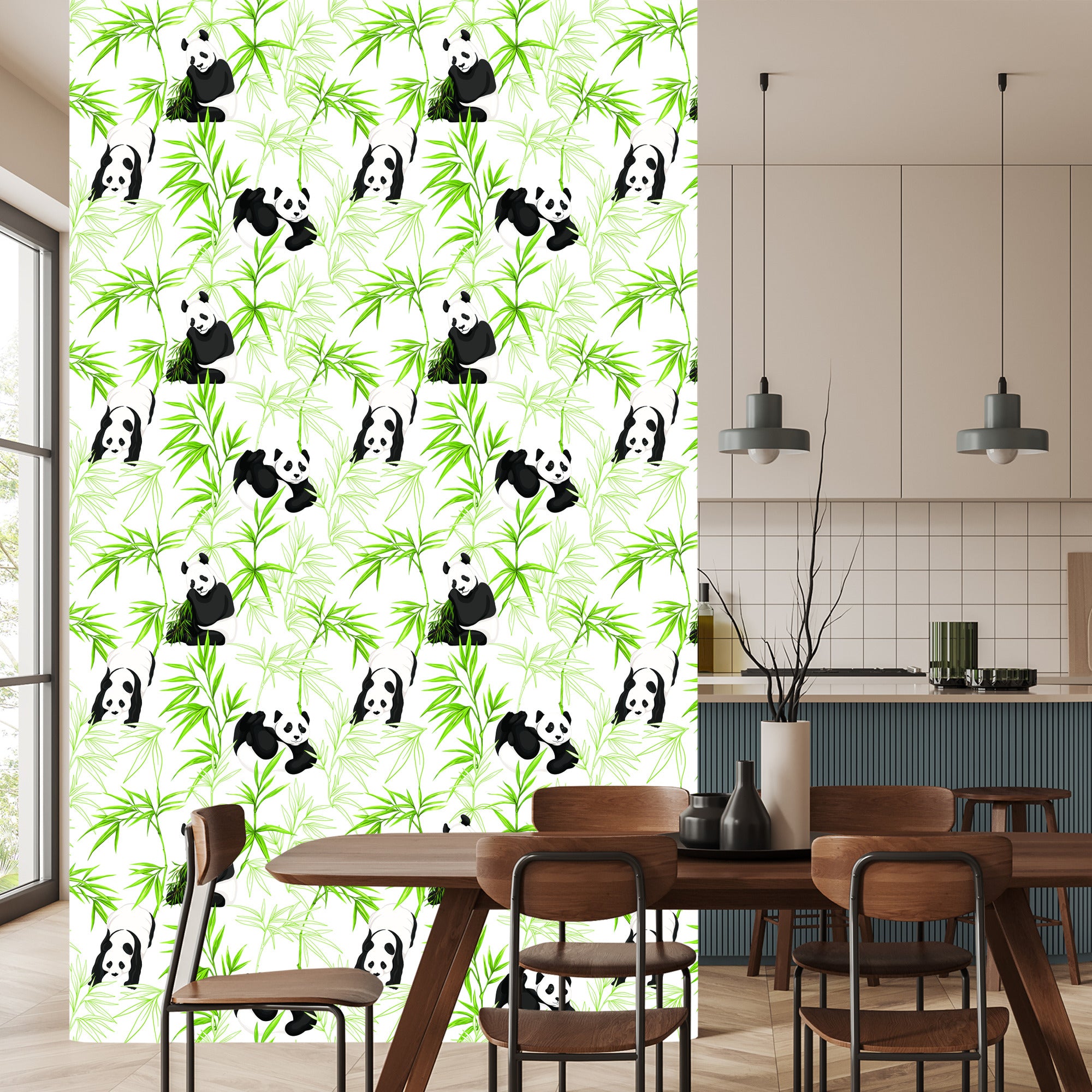 Tapeta – Pandy I Rośliny