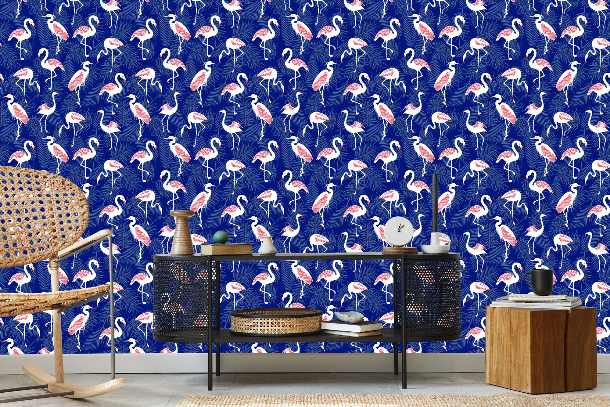 Tapeta – Flamingi