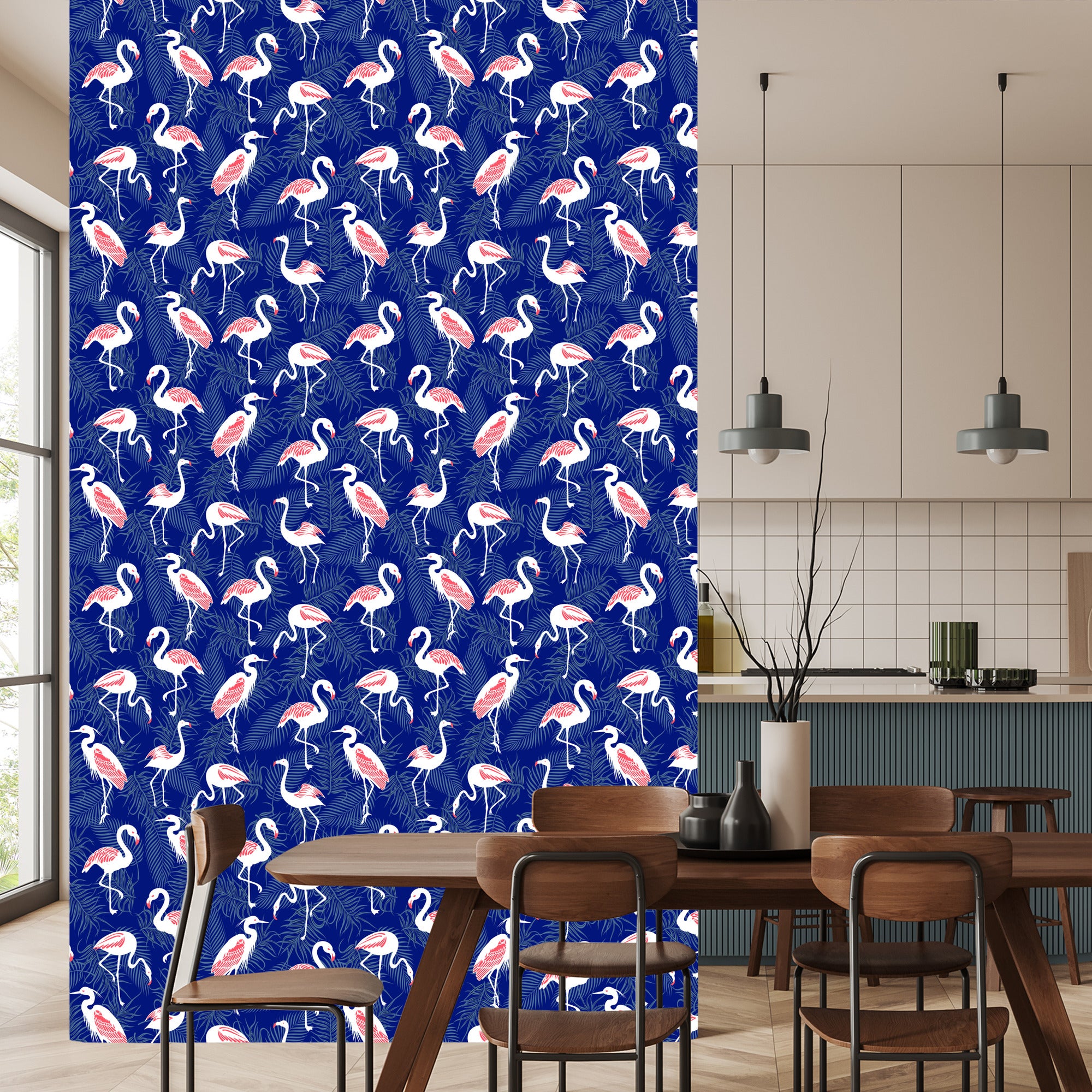 Tapeta – Flamingi