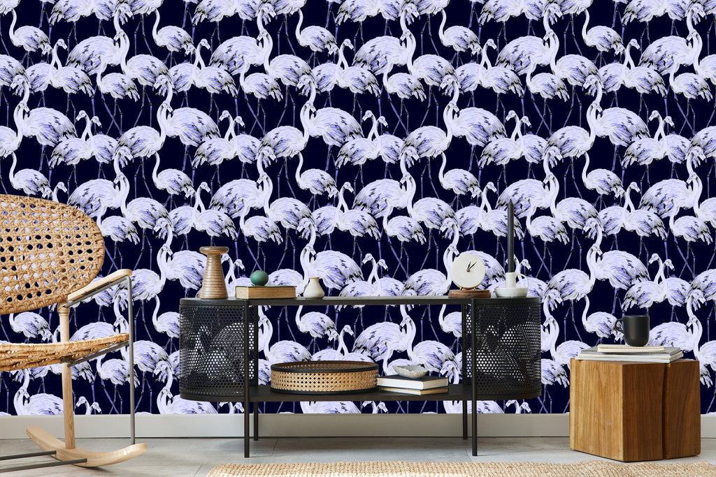 Tapeta – Flamingi