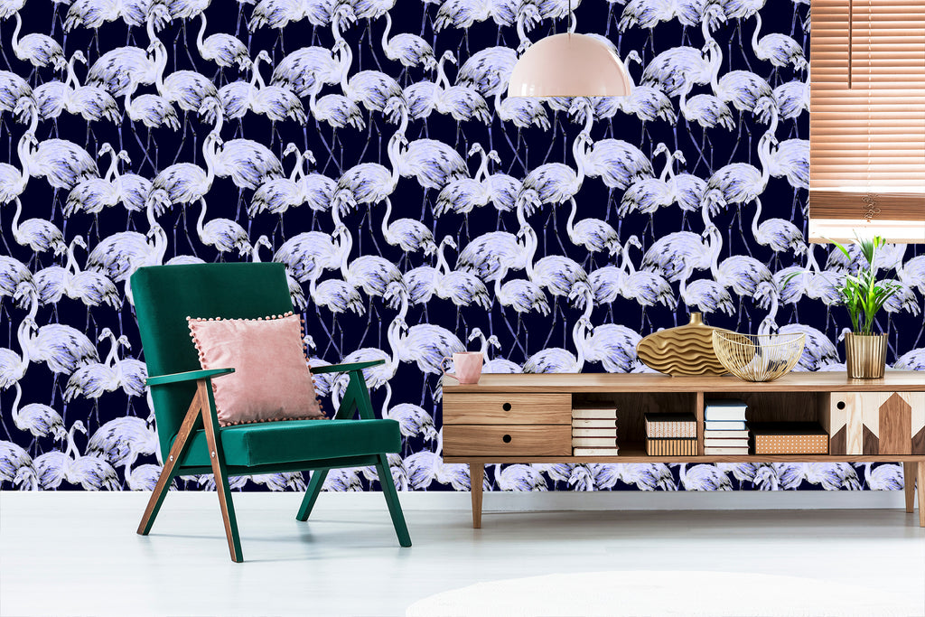 Tapeta – Flamingi